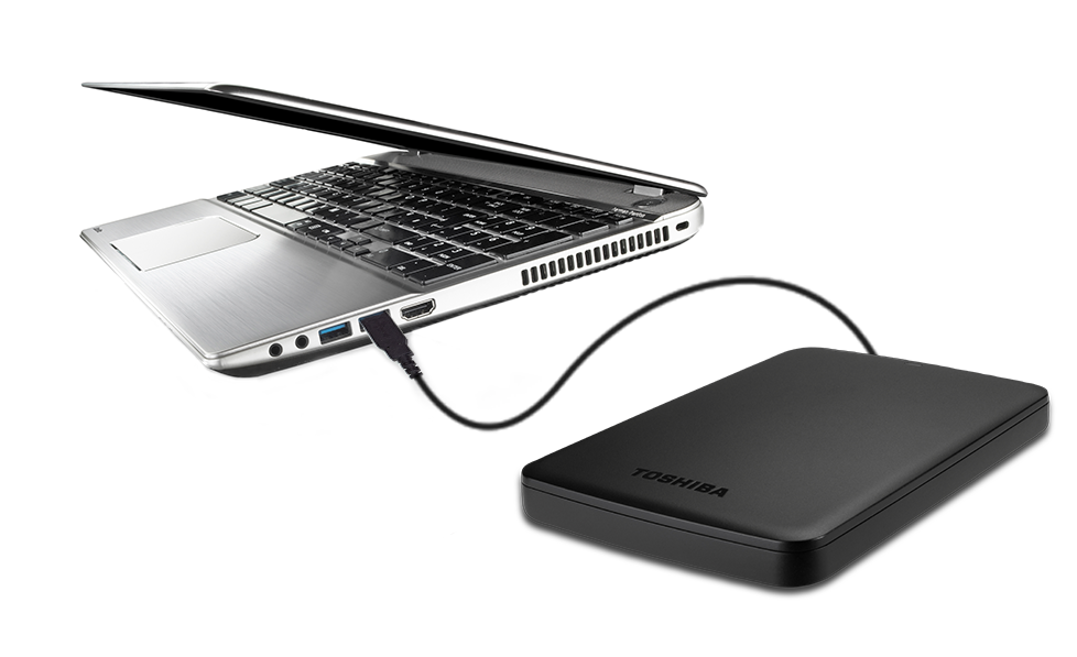  Toshiba Canvio Basics - Disco duro externo portátil de 1 TB USB  3.2 Gen1, color negro : Electrónica