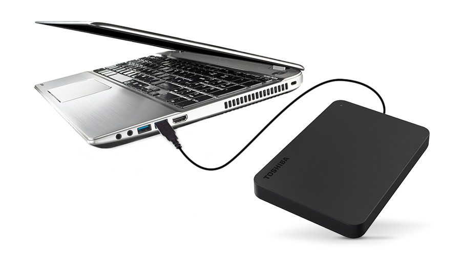 Toshiba Disque dur externe 2,5 1 To USB 3.0 Canvio Basics - P/N :  HDTB410EK3AA • EAN : 4260557510018